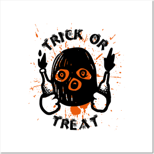 Halloween Trick Or Treat Horror Molotov Posters and Art